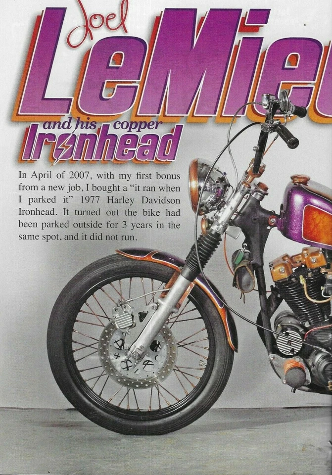 Horse Motorcycle Magazine Copper XL Triumph Scrambler Slim Softail Engine 2012 - Image 4 of 4