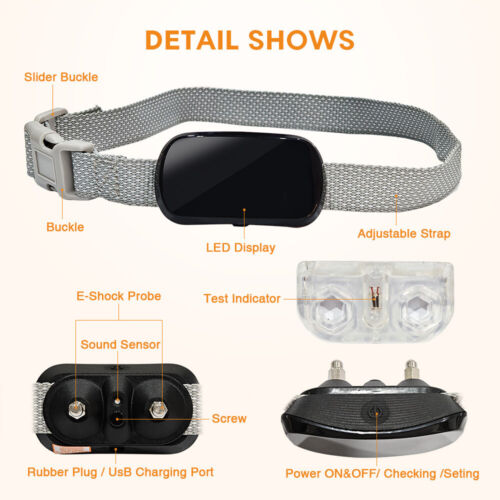 Smart Anti-bark Dog Collar Intelligent Auto Waterproof Barking Terminator Device - Picture 4 of 9