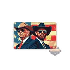 Credit Card Sticker Vinyl Skins Trump Vance