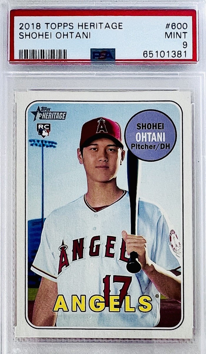2018 Topps Heritage Shohei Ohtani RC High Number SP Rookie Card
