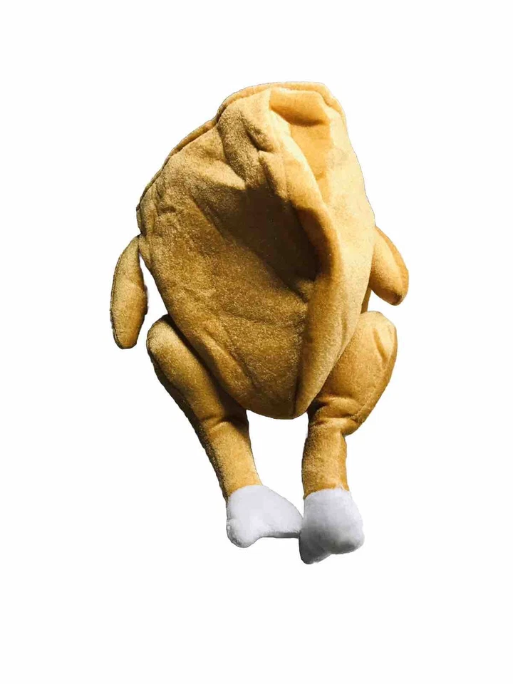 Sombrero de pavo asado para hombre Disfraz de pavo de felpa de acción de gracias Foto 4 de 4