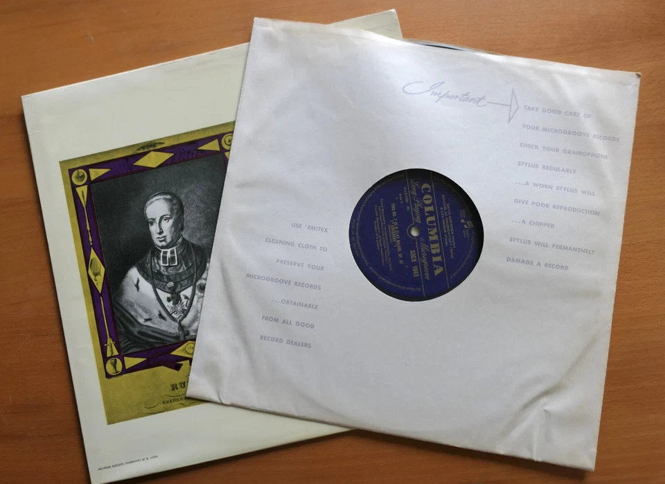 33CX 1643 Beethoven Archduke Trio Oistrakh Trio Columbia B/G Mono (= SAX 2532) - Image 4 of 4