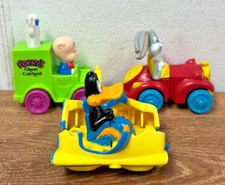 Lot of 3 Warner Brothers Looney Tunes Cars McDonald's 1992