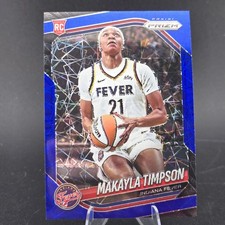 2025 Panini Prizm WNBA - Makayla Timpson #14 Blue Velocity Prizm (RC)