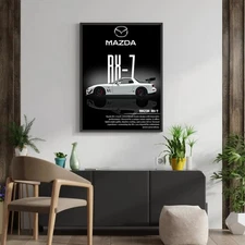 RX-7 Printable Wall Art | Japanese Sports Car