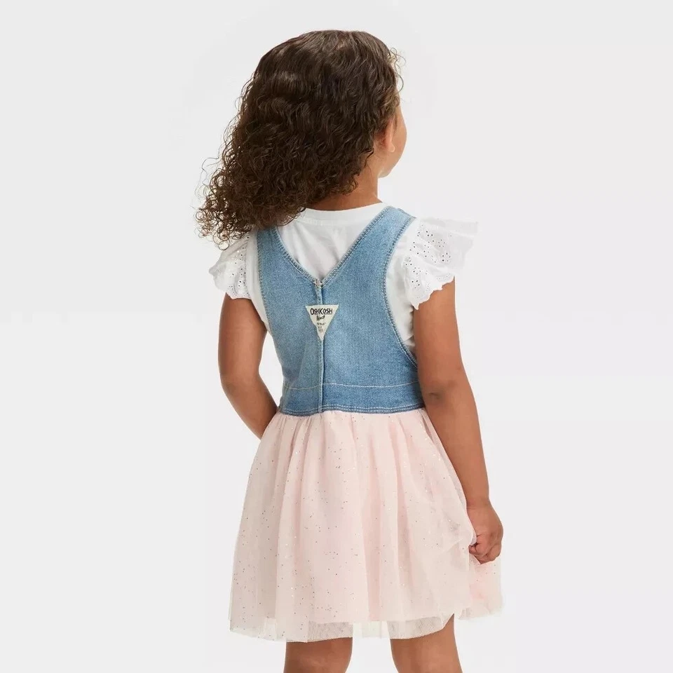 OshKosh B'gosh Toddler Girls Skirt Dress Unicorn Skirtall - Size 5T - Image 4 of 4