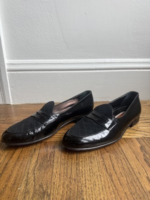 Wilkes Bashford Classic Black Leather Slip-On Loafers Italian Shoemakers | Shoes | Wilkes Bashford Classic Black  main image 3