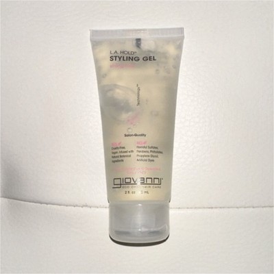 Giovanni Eco Chic Hair Care Strong Hold Styling Gel 2 fl oz Cruelty-Free Vegan