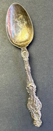 Sterling Silver Gorham Versailles Teaspoon 5 7/8"  w/mono 1902