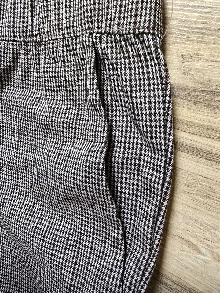 Piazza Italia Herren Freizeithose Grau Hahnentritt Regular Fit Gr.48 - Bild 2 von 3