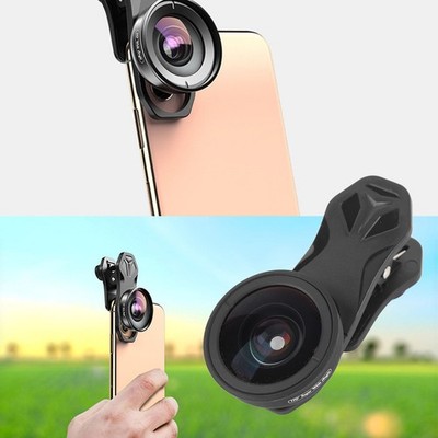 Phone Wide Angle Lens 170 Degree Ultra Wide Angle HD Clip On Cell Phone Cam NYSQ