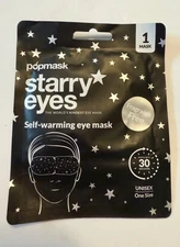 NEW Sealed PopMask Starry Eyes Self-Warming Eye Mask Unisex