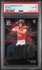2024 PANINI DONRUSS OPTIC LIGHT IT UP #6 BO NIX ROOKIE RC PSA 6