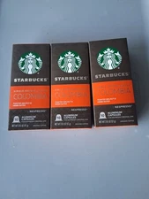Starbucks Nespresso Original Coffeemaker Coffee Pods 30 count Columbia 3 Boxes