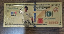 Aaron Judge Gold Foil Novelty Souvenir Bank Note