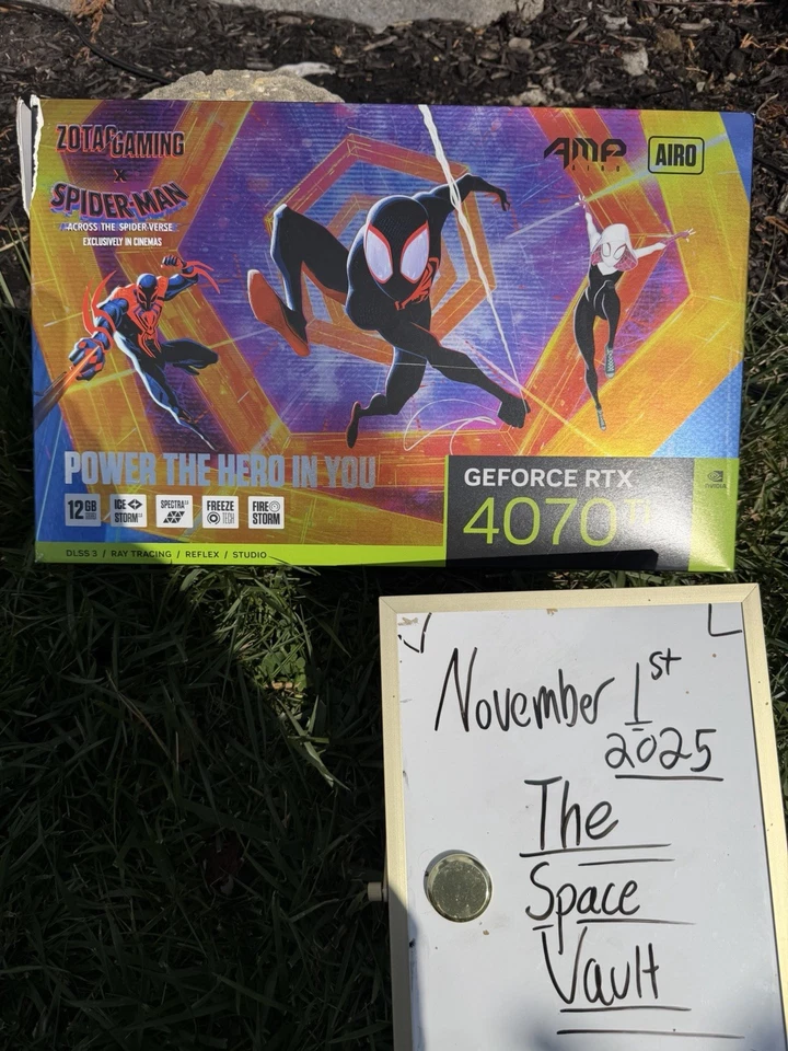  ZOTAC GeForce RTX 4070Ti 12GB GDDR6X AMP AIRO Spiderman Graphics Card  - Image 2 of 4