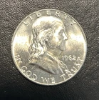 1962 D Franklin Half Dollar BU 50c Coin
