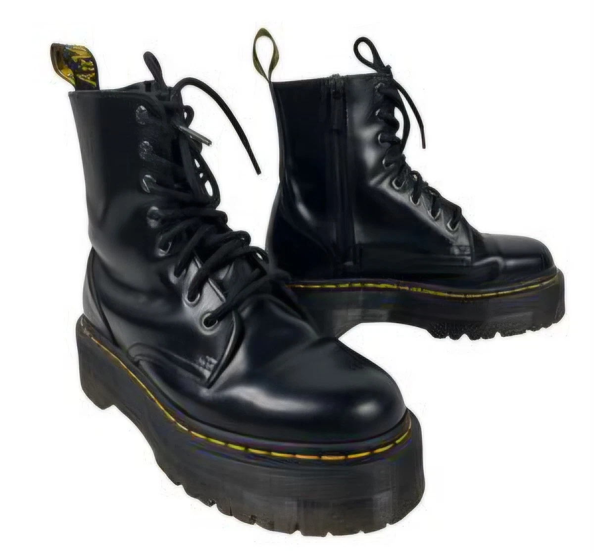Dr. Martens Jadon Black Boots for Women | eBay