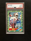 1986 Topps #161 Jerry Rice RC Signed Auto PSA 2 PSA/DNA Auto 9 49ers HOF