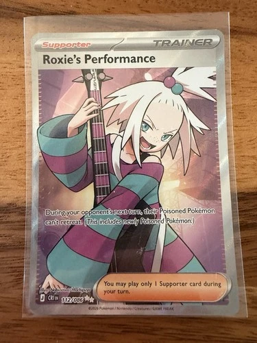 Roxies Performance 112/086 Chaos Rising Ultra Rare Full Art Pokémon TCG NM