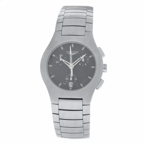 New Midsize Unixes Longines Oposition  L3.118.4.52.6 Steel Quartz 32mm Watch