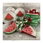 AGD Summer Decor - Watermelon Theme Tier Tray Decor 8pc Set