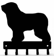 Polish Lowland Sheepdog Dog Key Rack/ Leash Hanger Made in USA