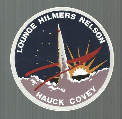 NASA SHUTTLE DISCOVERY STS-26  CREW PATCH SPACE DECAL STICKER 3 1/2''