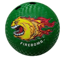 FIREBOMB™ Bouncing Bowling Bomb™ Playground Ball - Soft Ball for Training -Green
