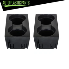 For Ford 2011-2016 F250 F350 F450 Super Duty Cup Holder Front Center Console 2pc