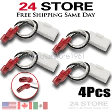 US 4Pcs For Jeep Dodge Chrysler Car Door Speaker Wire Harness Connector Adaptor