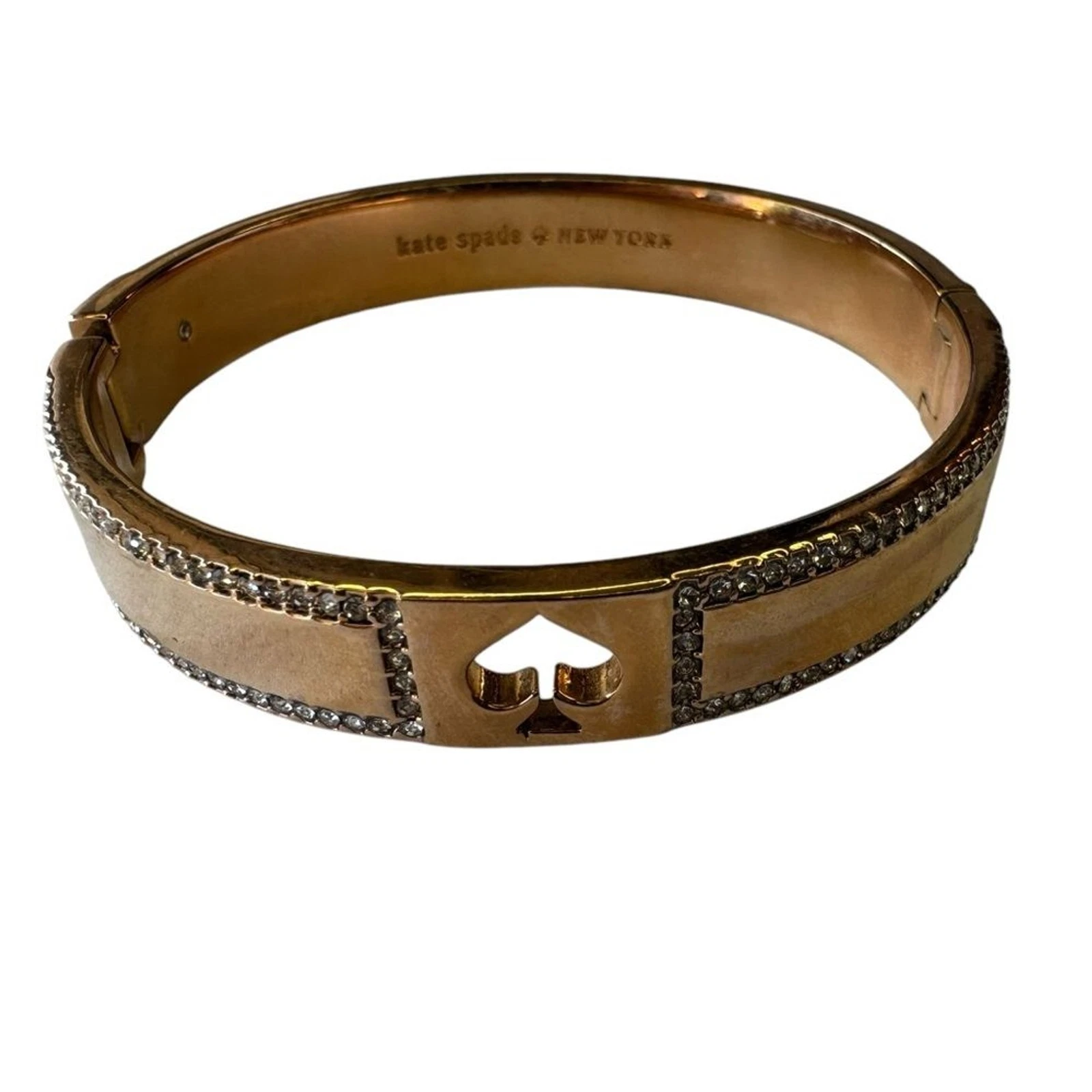 Bracciale Kate Spade Hole Punch Pave Vanga Cerniera