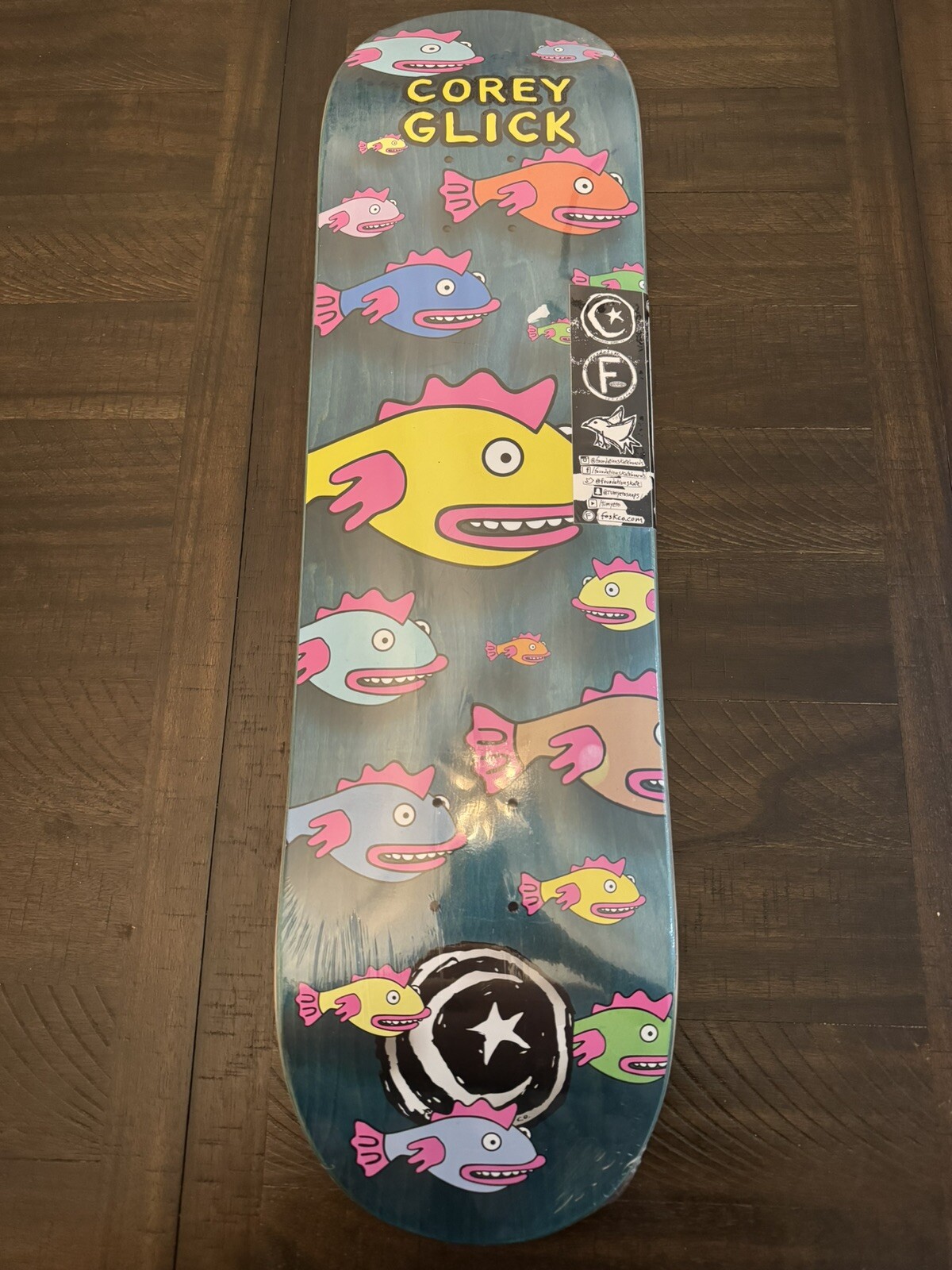 Foundation Skateboard Deck Corey Glick 1st Pro Model 8.5