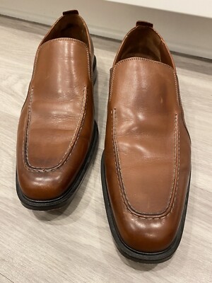 COLE HAAN Air Slip On Leather Loafer Size 11M Cole Haan Air Men Black Leather Driving Loafer Shoe Size 11M  main image 3