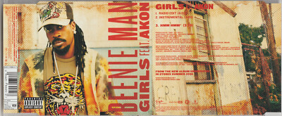 Beenie Man - Girls (2006, feat. Akon) [3 Track Maxi-CD]