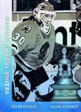 1991-92 Upper Deck Hockey /Award Winner Hologram #AW7 Ed Belfour Vezina NM