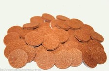 24 Round Felt Self Adhesive Pads Protects Wood Vinyl Laminate Floors Pack