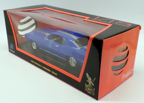 Lucky Diecast 1/18 Scale 92368 - 1969 Pontiac Firebird Trans - Blue - Picture 4 of 4