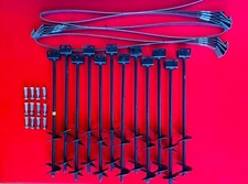 Mobile Home Parts Set of 12 Auger Type Anchors Tie Down Straps & Bolts