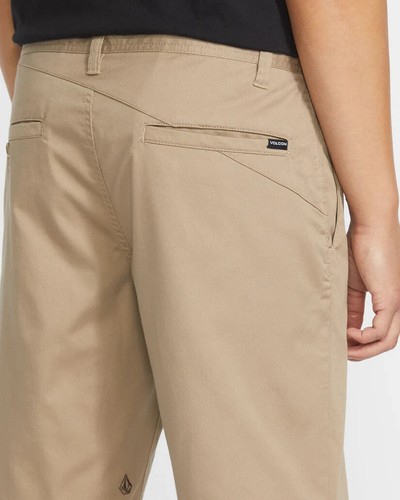 Volcom Frickin Modern Stretch Shorts - Khaki 38 inch Waist NWT $55 - Picture 6 of 7
