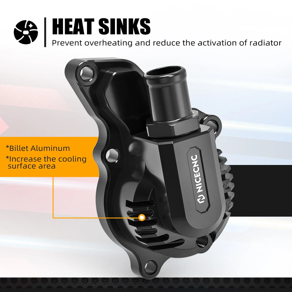 Protector de carcasa de cubierta de bomba de agua NICECNC para Suzuki DRZ400 DR-Z 400E 400S 400SM Foto 3 de 4