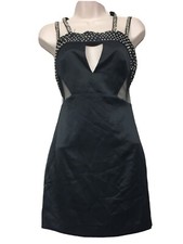 Nasty Gal Collection Women's Dark Habits Crochet Night Out Dress Size XS     SM4