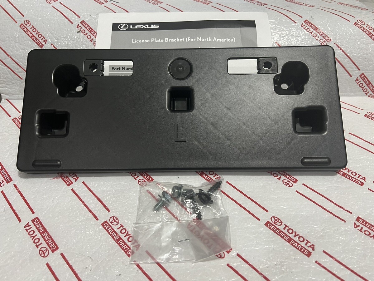NEW LEXUS LX570 FRONT LICENSE PLATE HOLDER BRACKET SPORT GRILLE