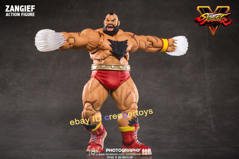 Storm Toys Zangief Street Fighter II 1/12 Action Figure Model Red 7'' Stock