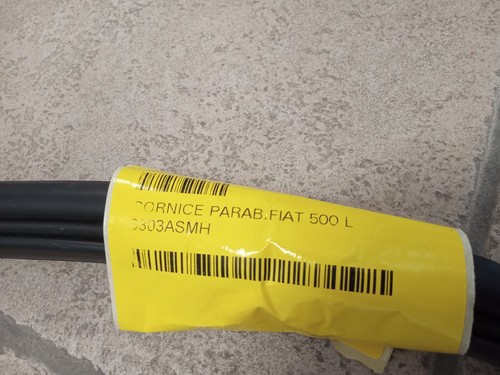 KIT GUARNIZIONI COMPLETO VETRI E PORTE FIAT 500 L EPOCA INSERTI CROMATI E COPRIG - Imagen 6 de 14