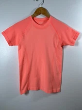 Womens Medium M Tek Gear Essential Gear Short Sleeve Tech Shirt Coral
