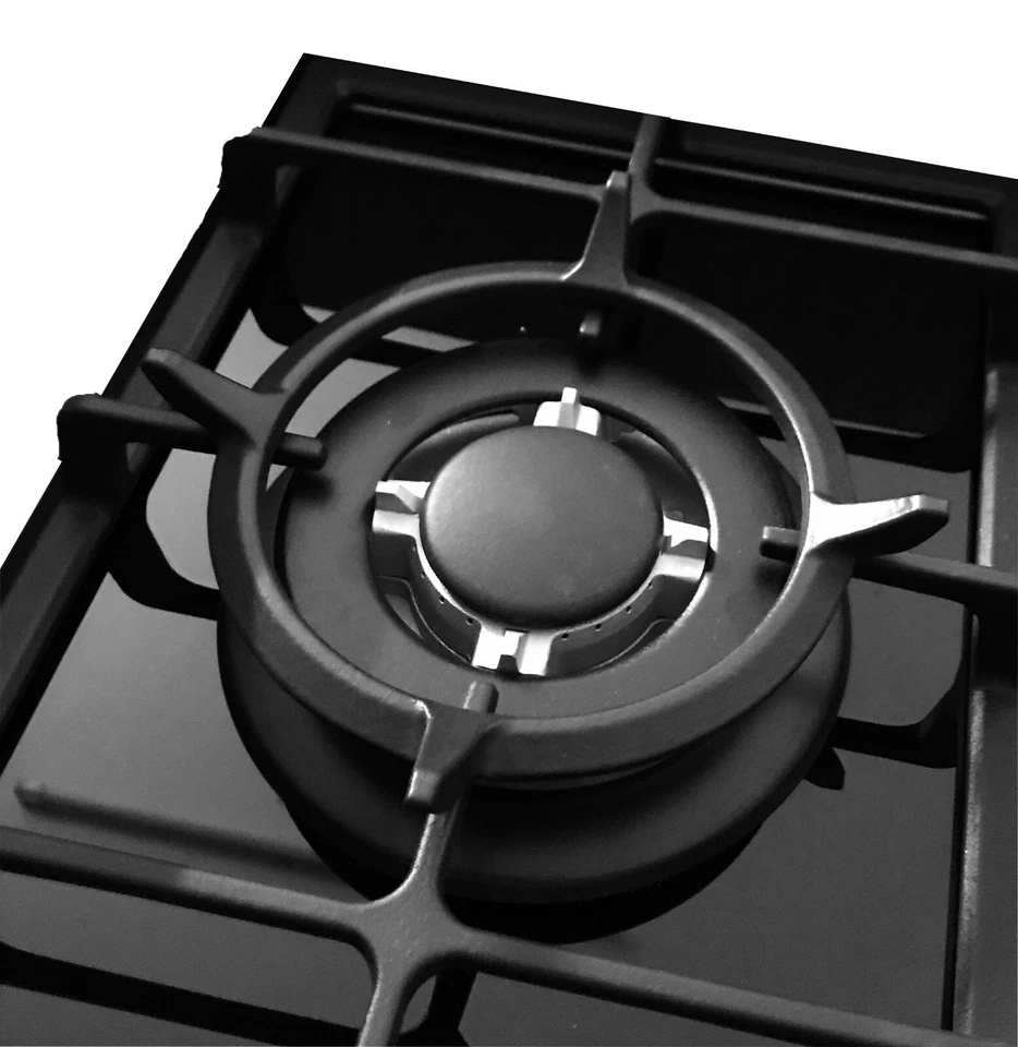 Phönix PG-603T Einbau Gaskochfeld Glas Kochfeld Gaskocher 4 flammig WOK Aufsatz - Bild 2 von 4