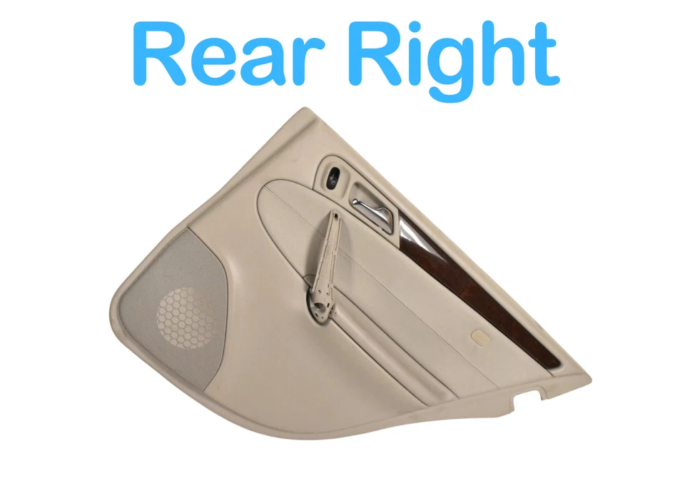 01-04 Panel de puerta interior lado pasajero trasero derecho mercedes w203 c230 c320 fabricante de equipos originales Foto 3 de 4