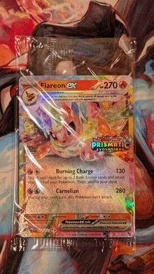 Pokémon TCG Flareon ex 014/131 - Prismatic Evolutions Surprise Box Sealed Promo