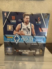 2023-24 Panini Phoenix Basketball Mega Box, 50 cards total